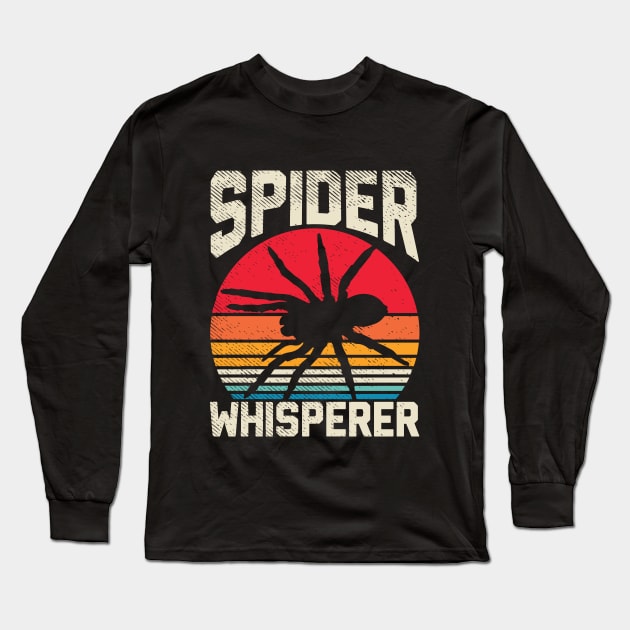 Spider Whisperer Long Sleeve T-Shirt by maxdax